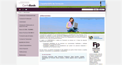 Desktop Screenshot of formacion.confebask.es